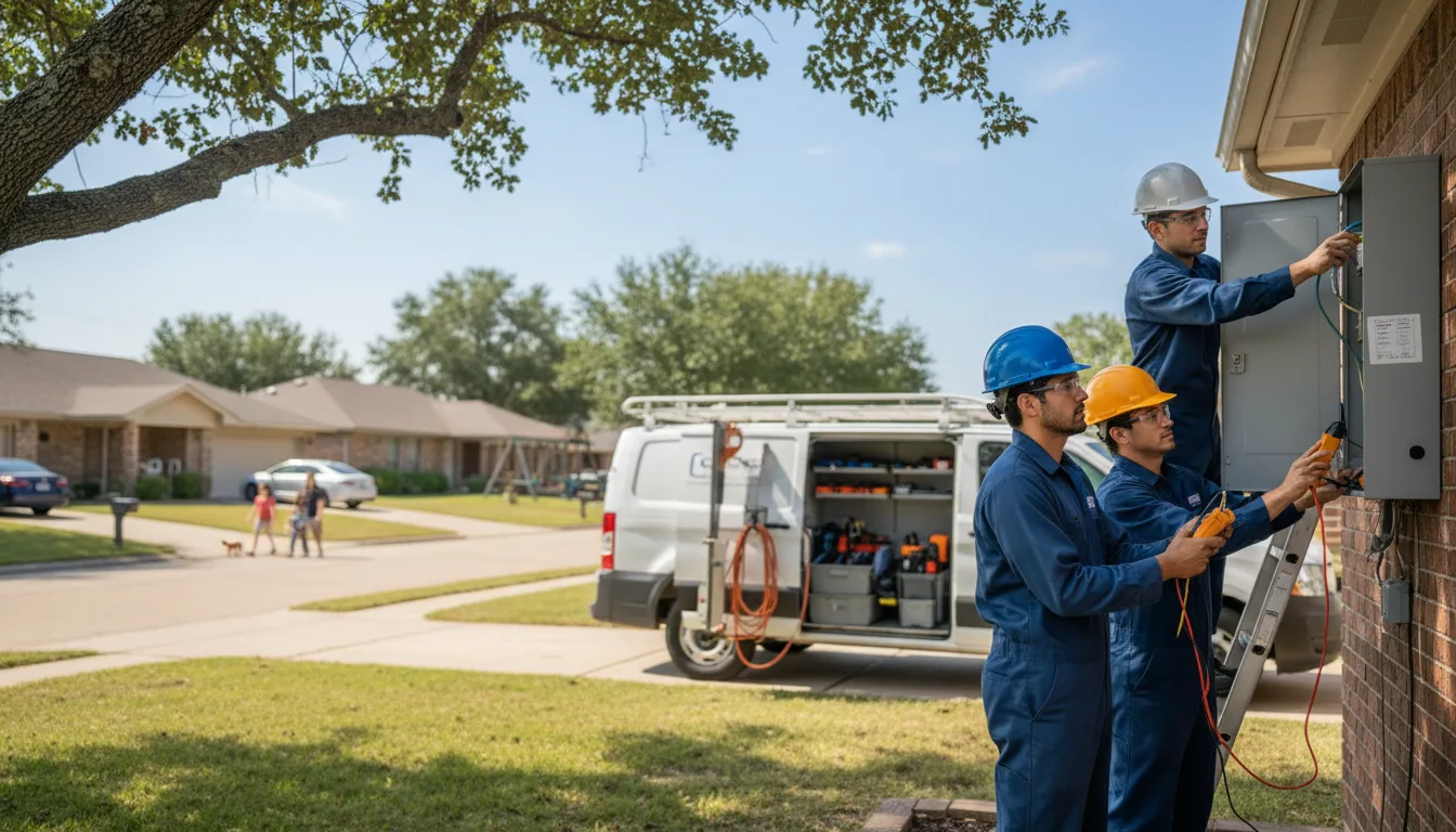 Certified electrician providing emergency electrical services in Geddes, SD